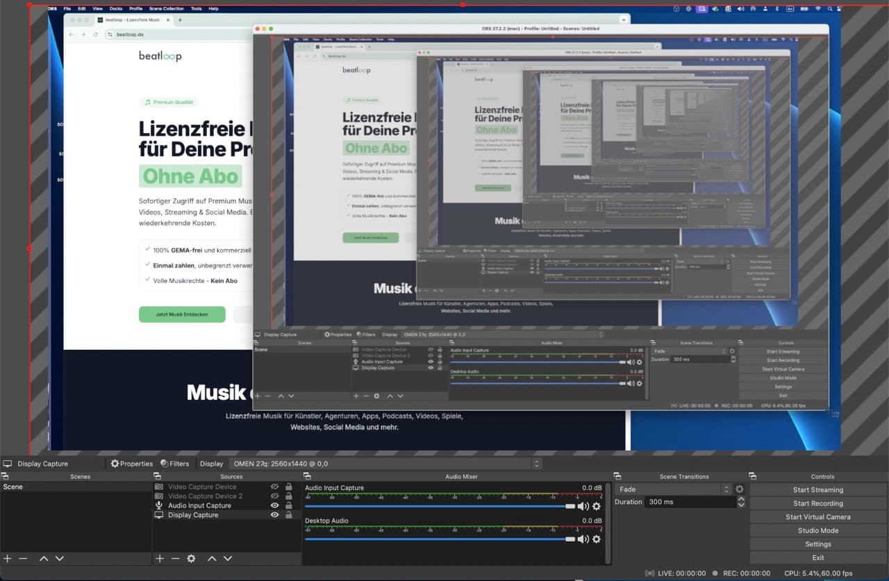 Lizenzfreie Musik im Livestream
